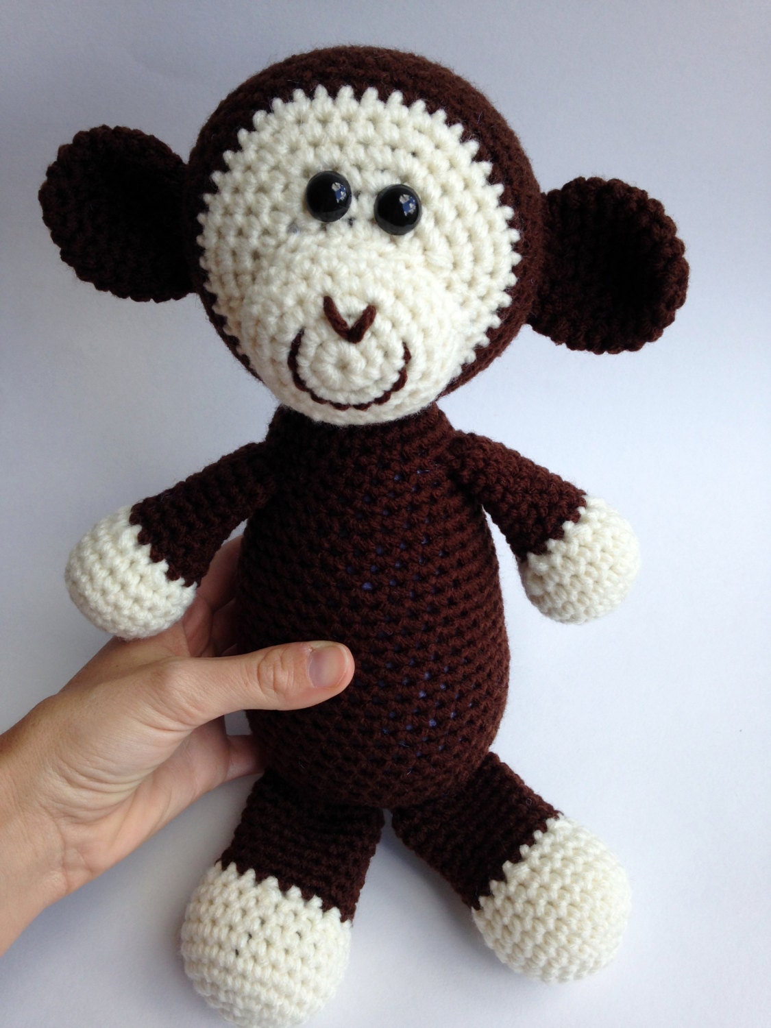 Crochet Monkey Pattern - Crochet Monkey Pattern - Crochet Stuffed ...