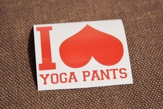 sticker 3 i pants yoga Love Sticker Pants iPhone I Decal Yoga Laptop Car Vinyl