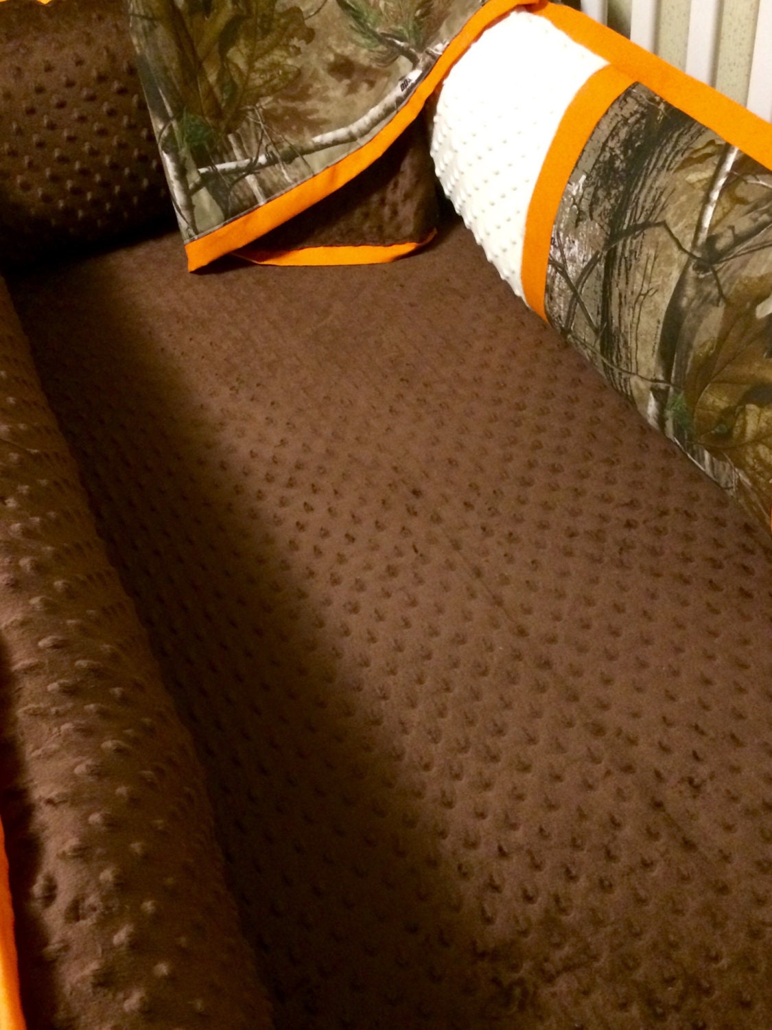 Custom Baby Bedding RealTree Camo 4pc Boys Crib Set with