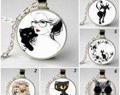 Black/white Cat Necklace Mod Black Cat, steampunk Art pendant, Pet Necklace, Cute Black Cat Jewellery Love Cat Necklace Resin Animal Jewelry Black/white Cat Necklace Mod Black Cat, steampunk Art pendant, Pet Necklace, Cute Black Cat Jewellery Love Cat Necklace Resin Animal Jewelry