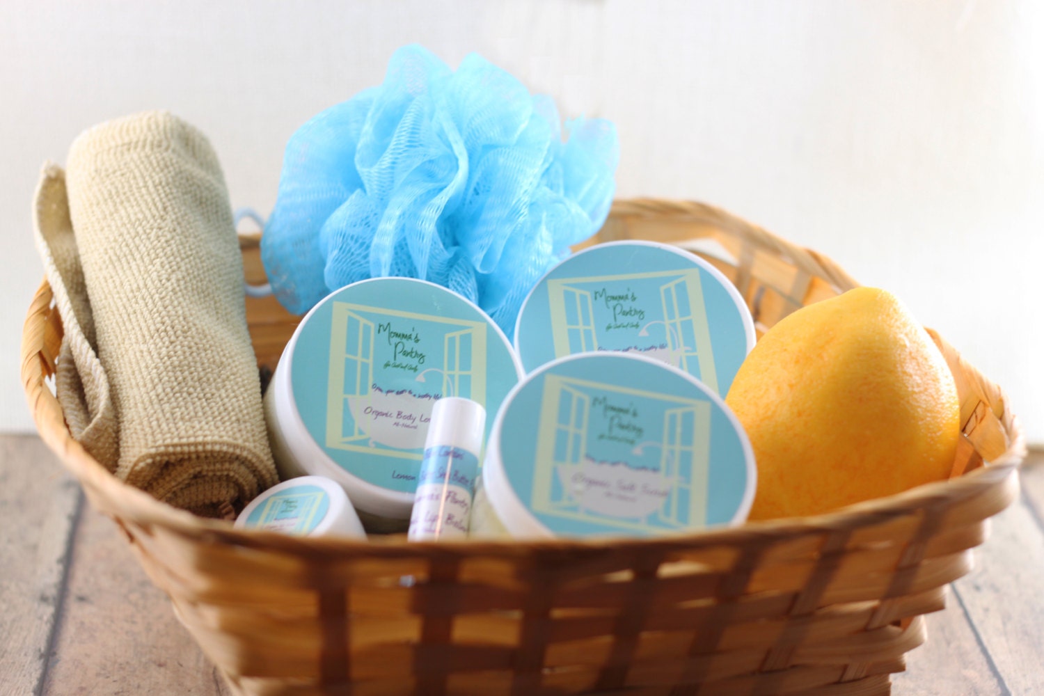 All Natural Bath Gift Set All Natural Pamper Gift by MommasPantry