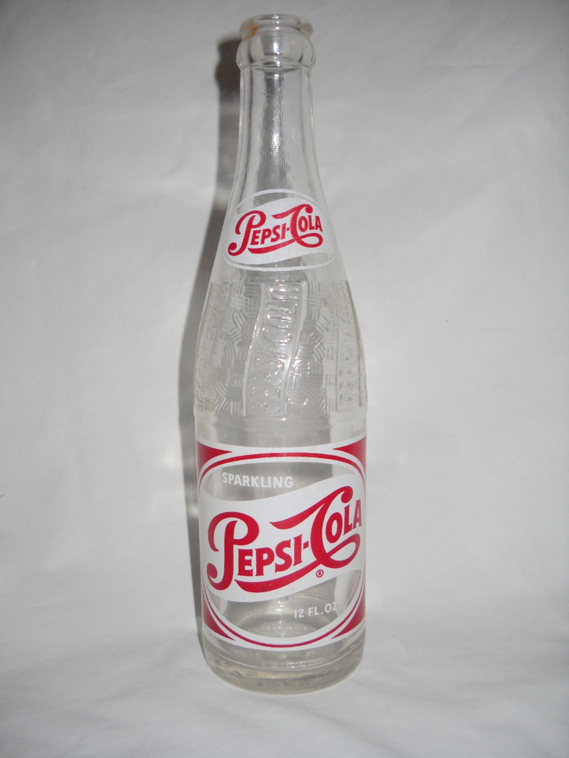 Vintage 1956 Pepsi Bottle Soda Bottle Pop Bottle