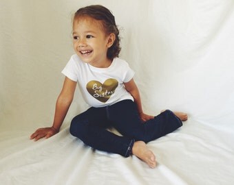 Modern Big Sister Shirt/Classy Big Sister Shirt/Pregnancy Announcement/Toddler Shirts/Big Sister Shirts/Big Sister/Toddler Tees