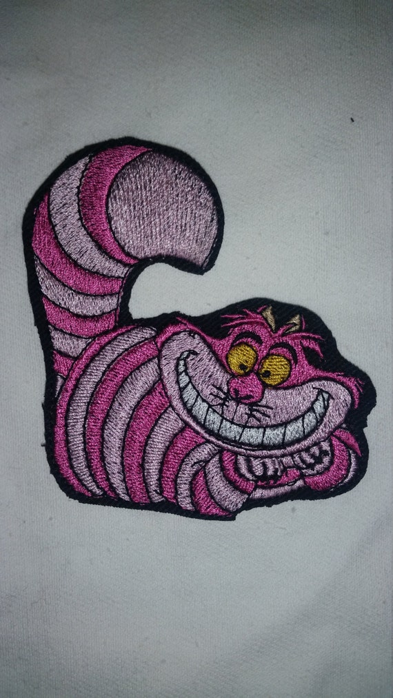 Cheshire cat patch by DisneysDarkSide on Etsy