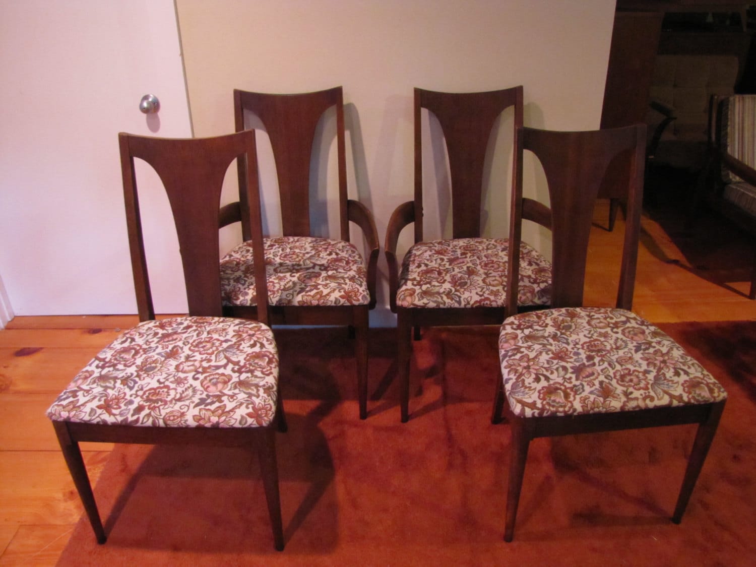 broyhill continental dining room chairs