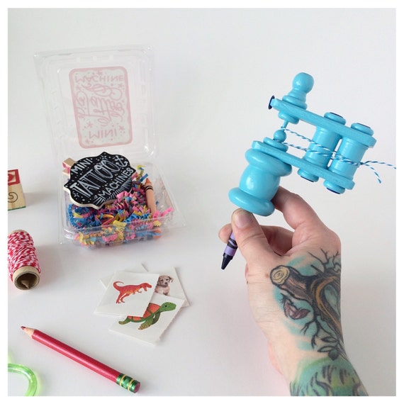 Mini Tattoo Machine Kids Handmade Tattoo Machine Toy   Il 570xN.810425952 5ekv 