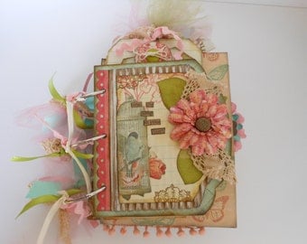 Mini Album,Girly Mini Album, Pink Themed Mini