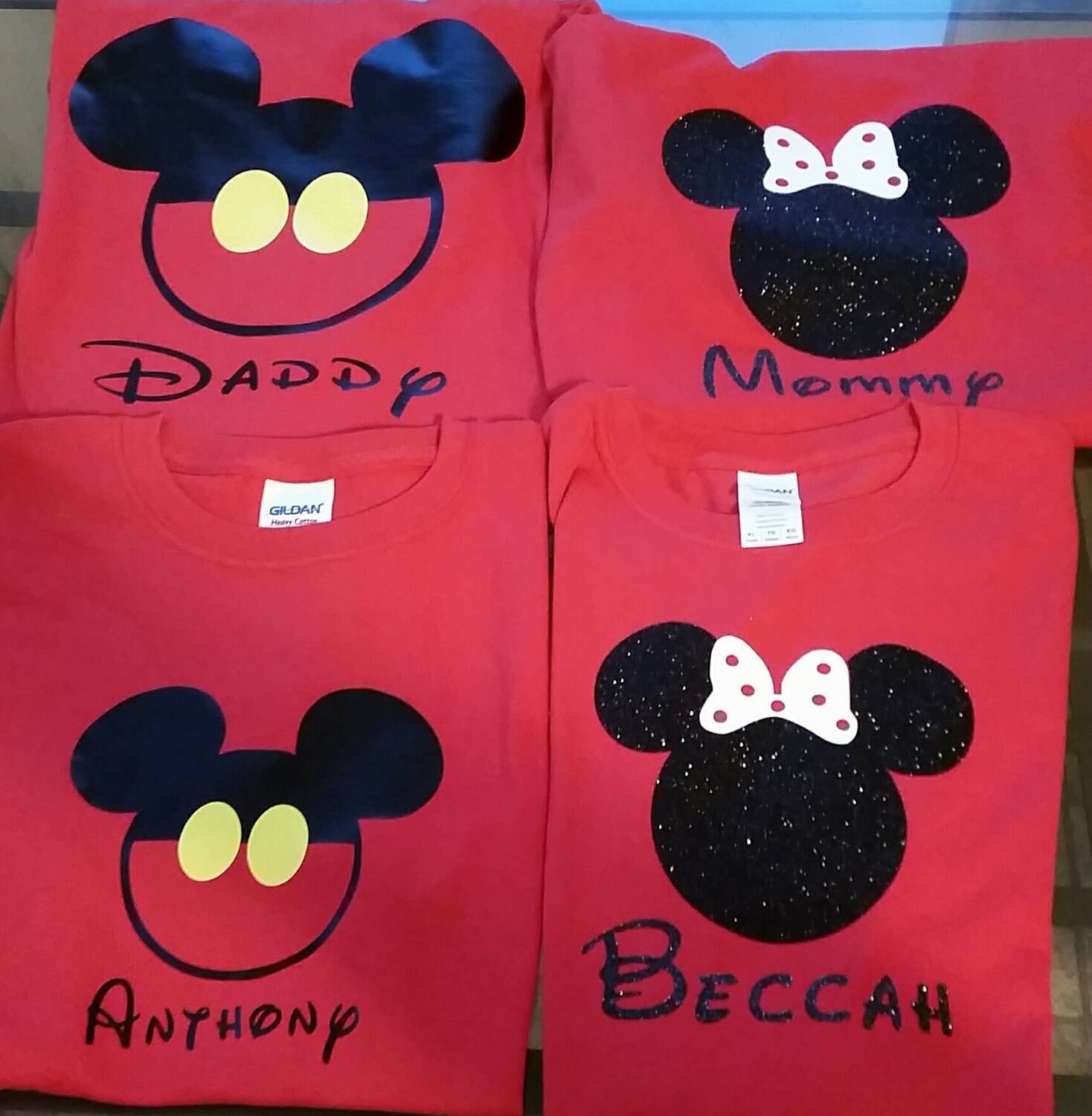 family disney trip shirts