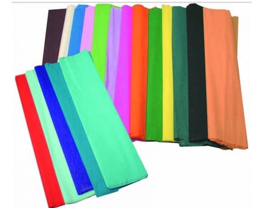 Crepe paper sheets size 19x78 in pack of 20