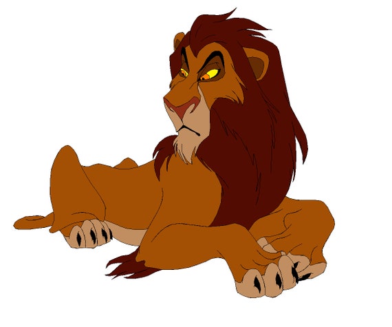 SCAR Lion King Instant Download Digital Printable Design