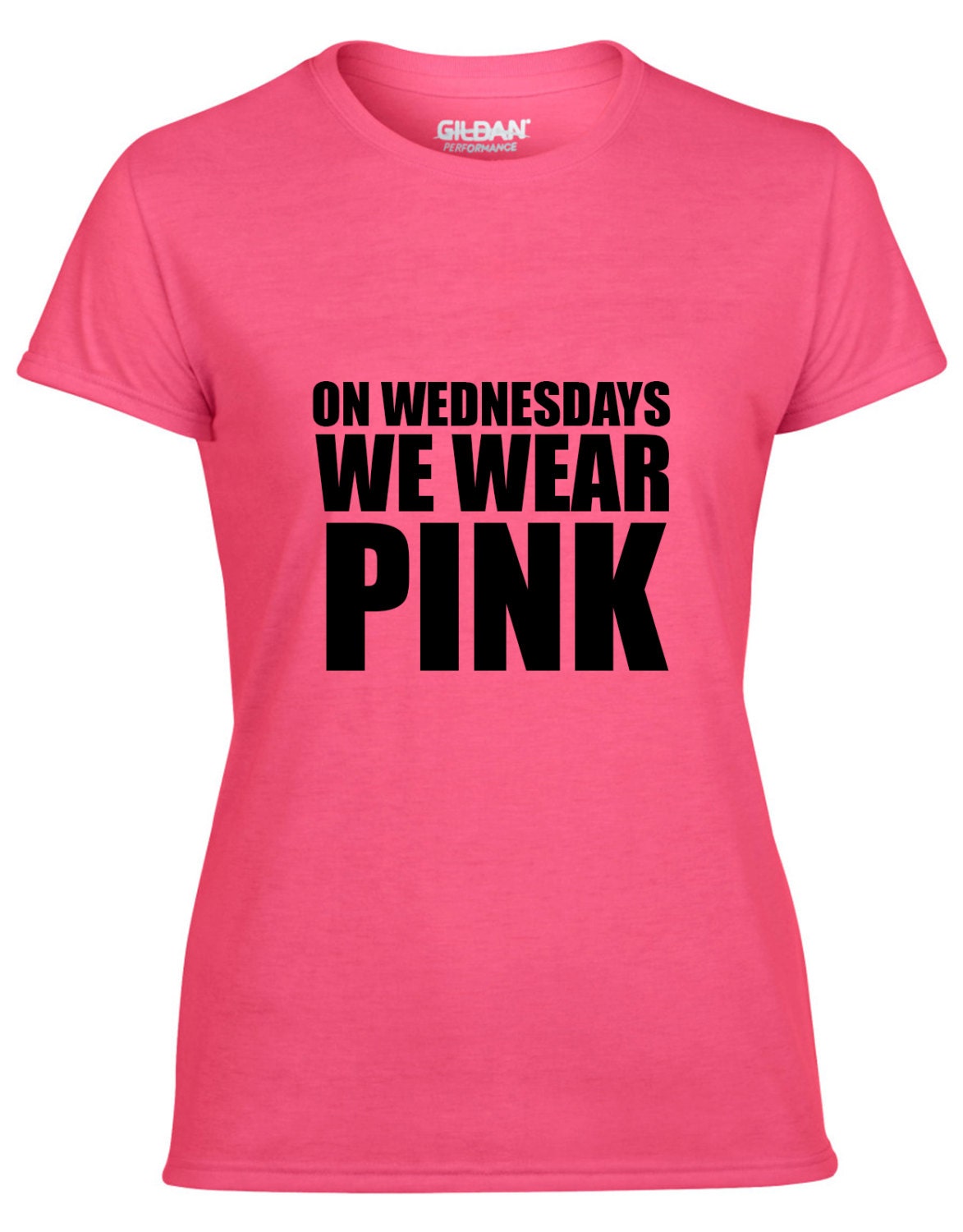 On Wednesdays We Wear Pink Ladies T-Shirt