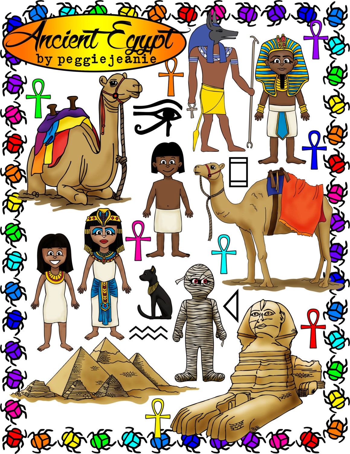 Ancient Egypt Clipart By Peggiejeanie