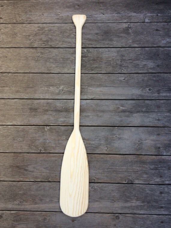 Full sized unpainted canoe paddles. Hand crafted out of pine these 