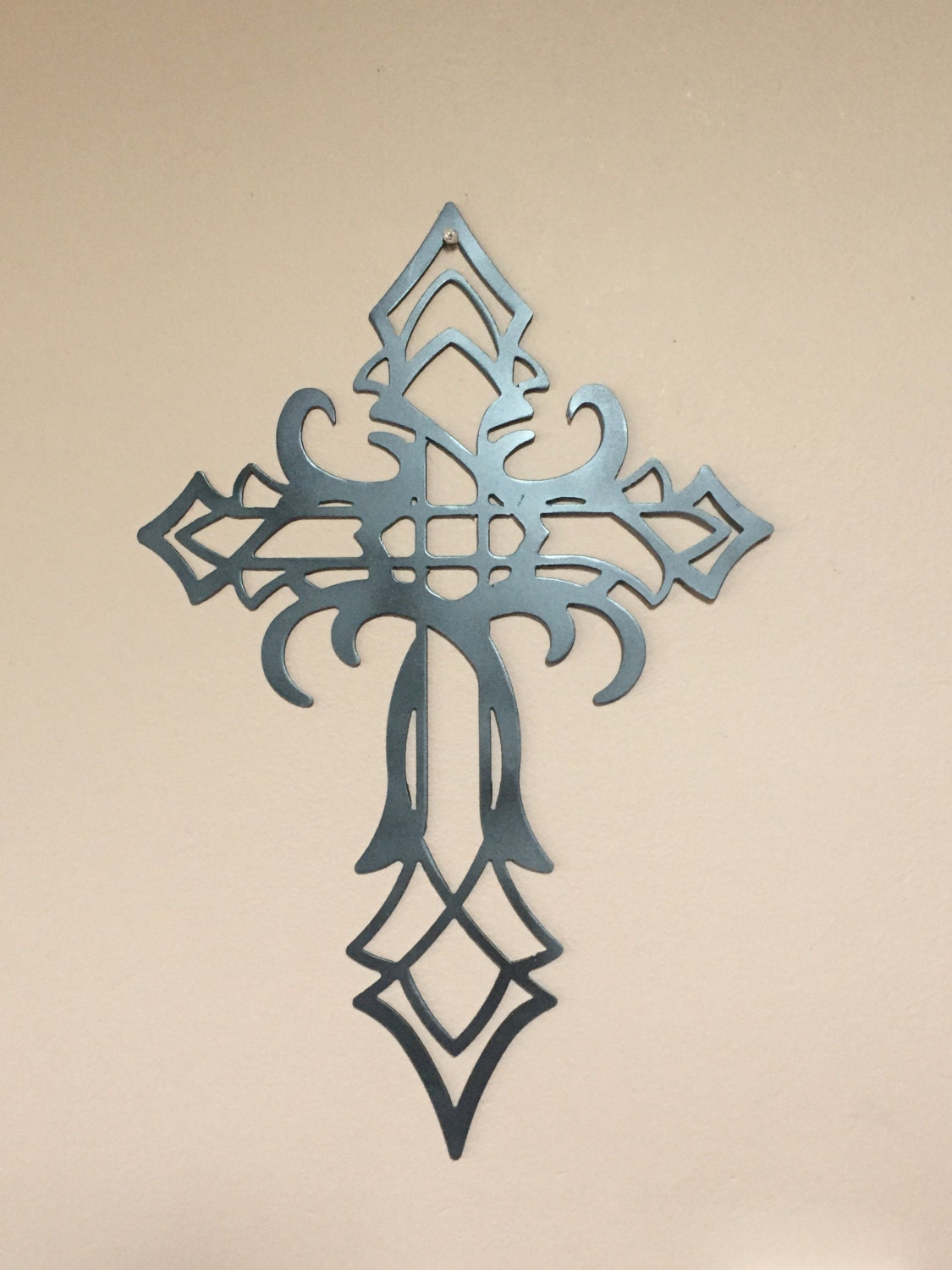 Cross unique metal design wall art Metal Cross Wall