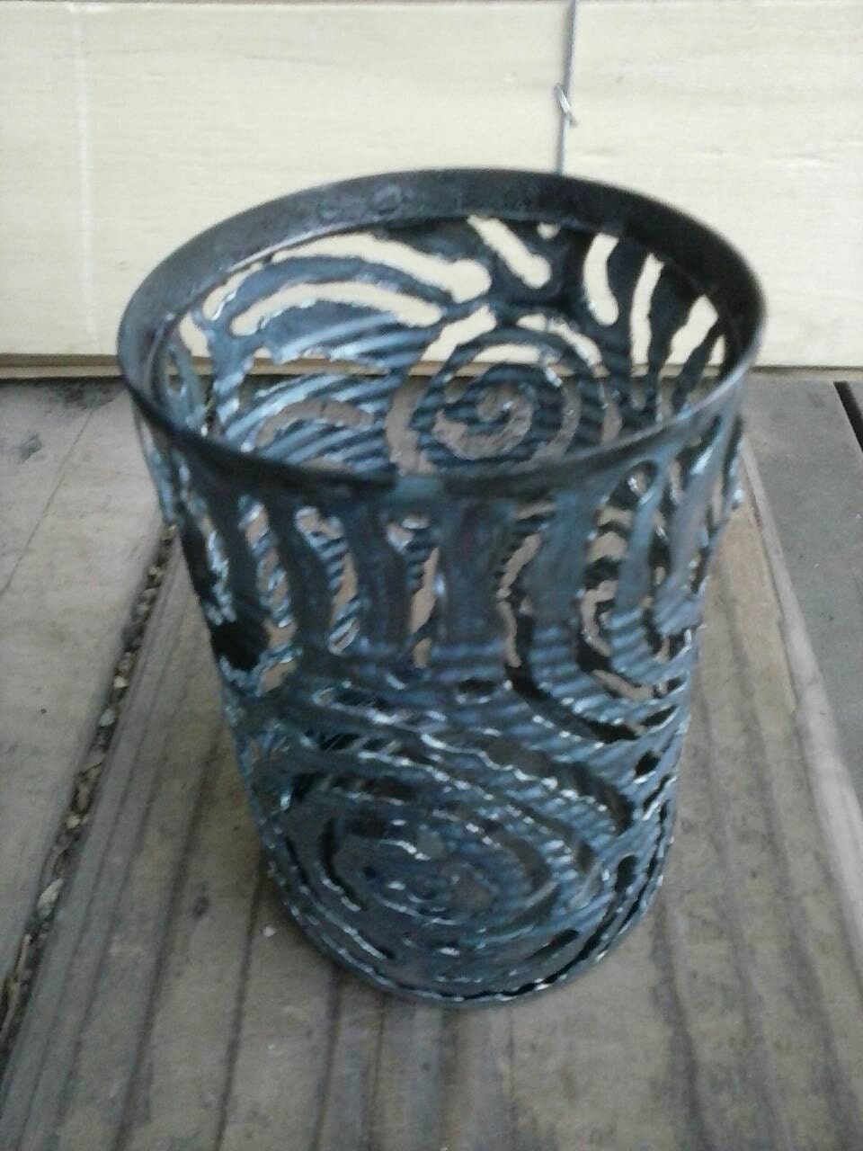 Lantern Shadow Caster Candleholder by ManifestStnStudio on Etsy