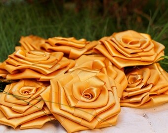 Rose gold wedding small roses silk ribbon rose wedding decor summer party decor shower decorations birthday party decor wedding photo props