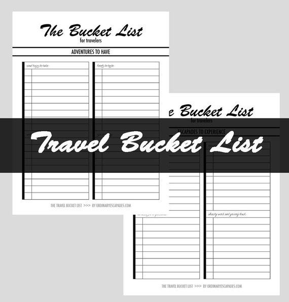 guided travel journal