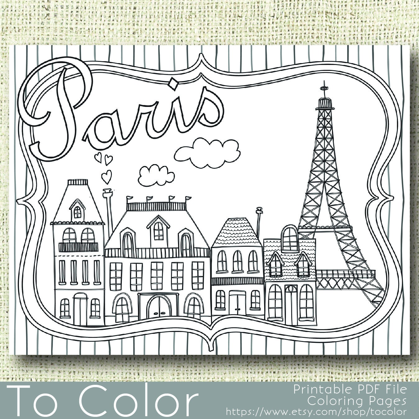 Swisssharepoint Printable Paris Coloring Pages