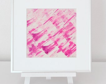 Abstract image 4, neon pink-Rosa, original, mixed media, acrylic, modern, for her, for him, home decode, type, #christmas, #Weihnachten
