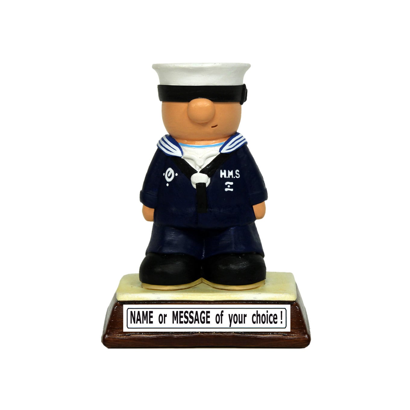 Personalised Royal Navy Sailor gift a great Birthday