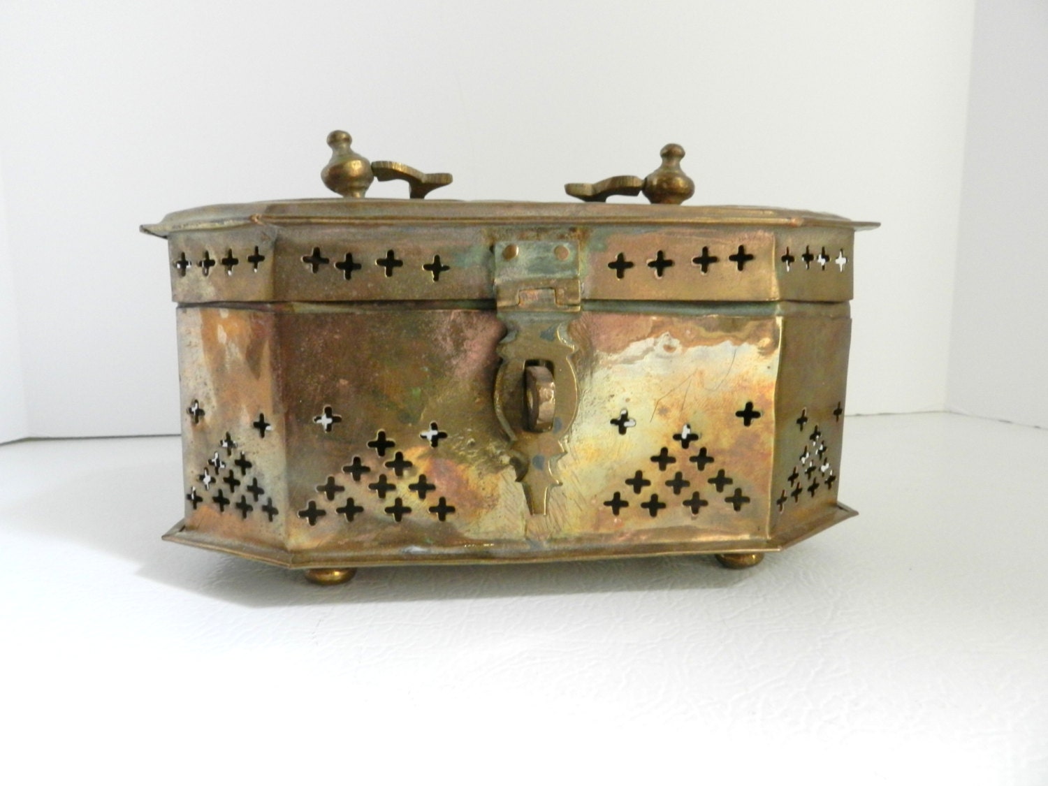 Brass India Trinket Box Haute Juice