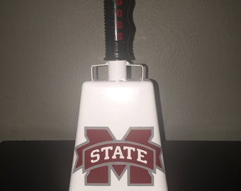 MISSISSIPPI STATE COWBELL Custom, Personalized, msu, Football, Hail State