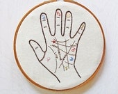 palmistry - pdf embroidery pattern