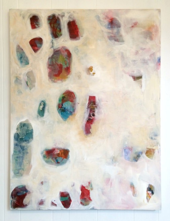 Pollen Original Acrylic Painting by wegrowwild on Etsy