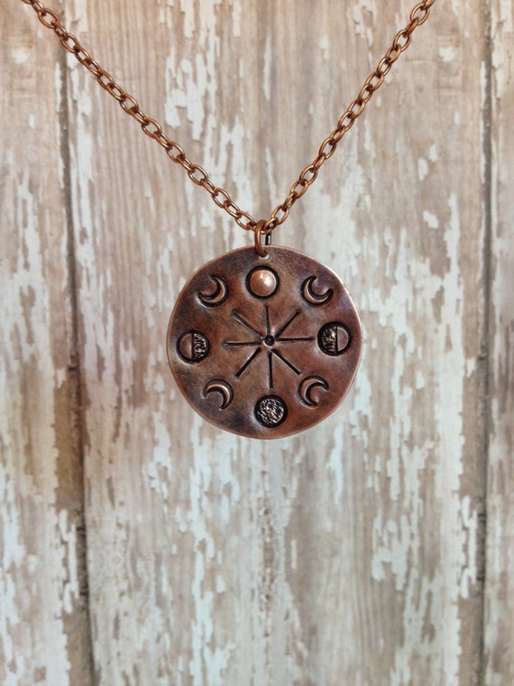 Harvest Moon Lunar Cycle Necklace