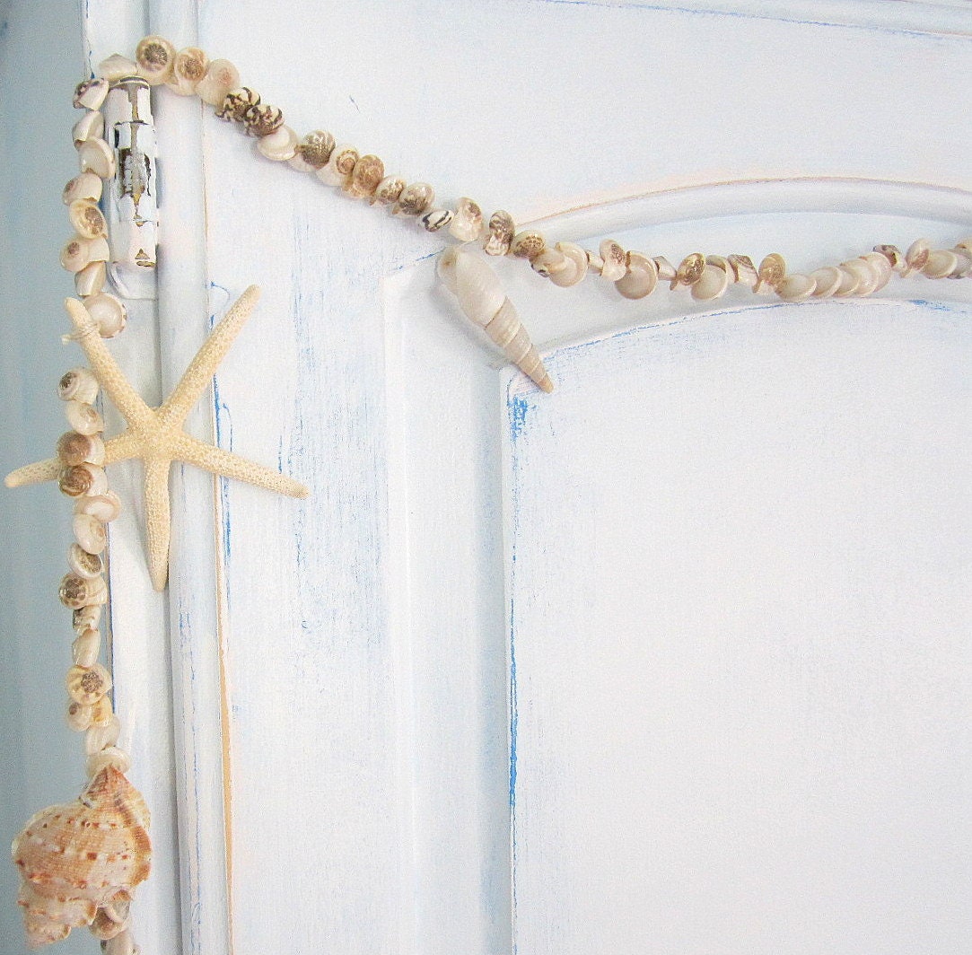 Seashell Garland Nautical Decor Shell Garland Beach Decor