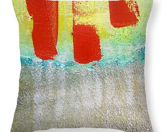 Throw Pillow, Artsy Throw Pillow, abstract modern look pillow ,Sofa, Bed ,Chair, Couch, Home Decor
