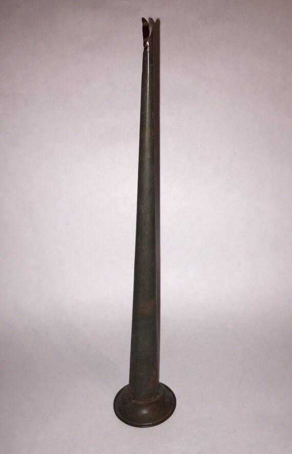 Antique Tin Horn by thewickedpumpkin on Etsy