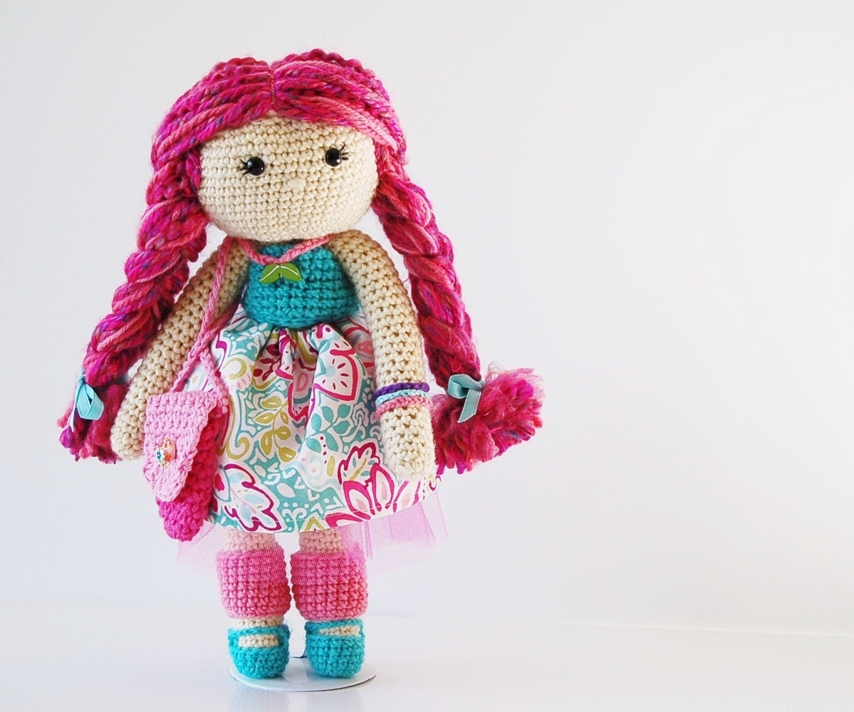 Unique Doll Custom Crocheted Doll Designed To Look Like