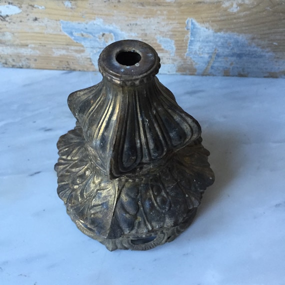 1 finial lamp base lamp part salvaged parts standing lamp
