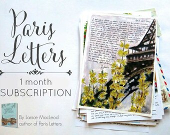 PARIS LETTERS: One letter