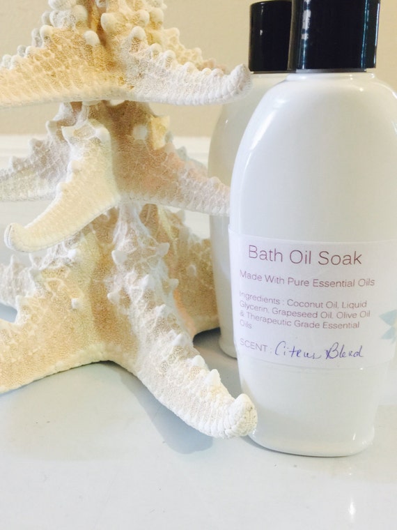 Muscle Relief Bath Oil Soak Essential Oil Spa by SerendipityWorld