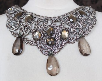 Cute embroidered and beaded applique