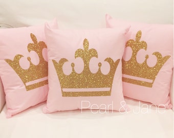 Colored Decorative Throw Pillow W/INSERT Gold or Silver