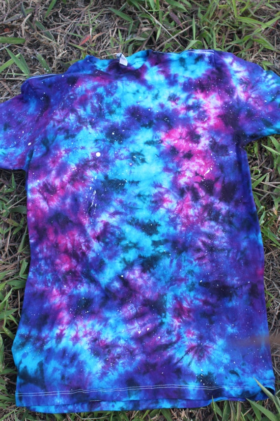 how to make tie dye galaxy shirts