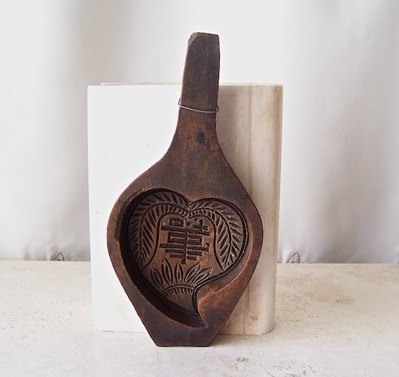 Vintage Chinese Moon Cake Mold Rice Cake Mold Butter Mold Vintage chinese moon cake mold rice cake mold butter mold