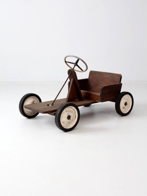 wooden ride in car