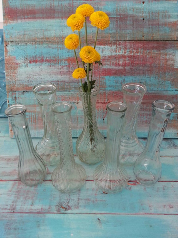 Vintage Bud Vase Vintage Bud Vases Wedding by CreativelyAbleBelle