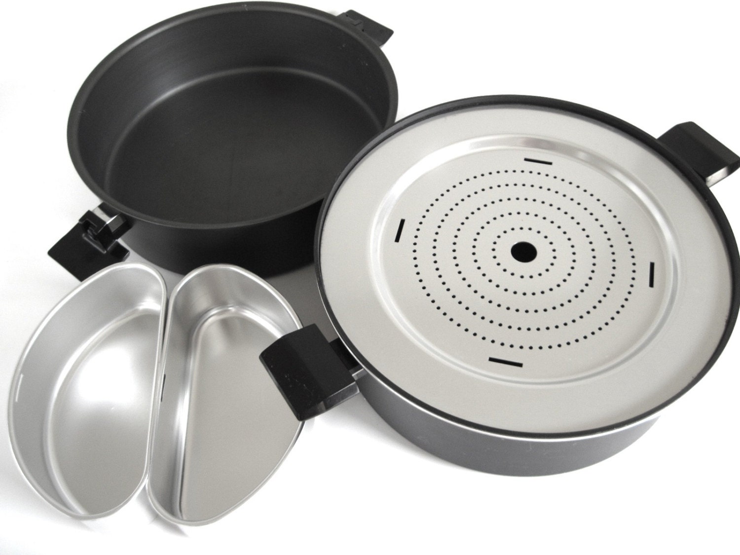 Miracle Maid Dutch Oven Dome Lid Steamer Inserts Cookware