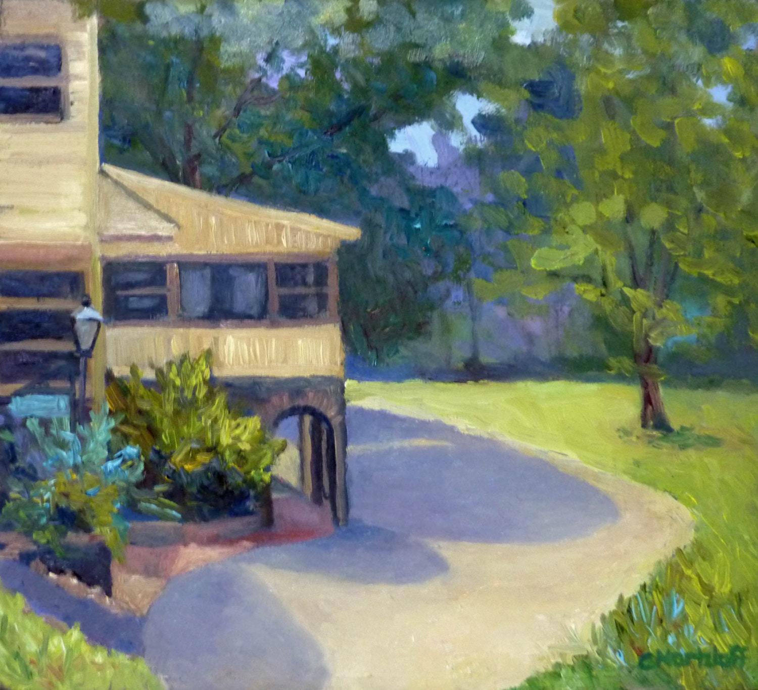 New Jersey Landscape Oil Painting by RenderedImpressions on Etsy