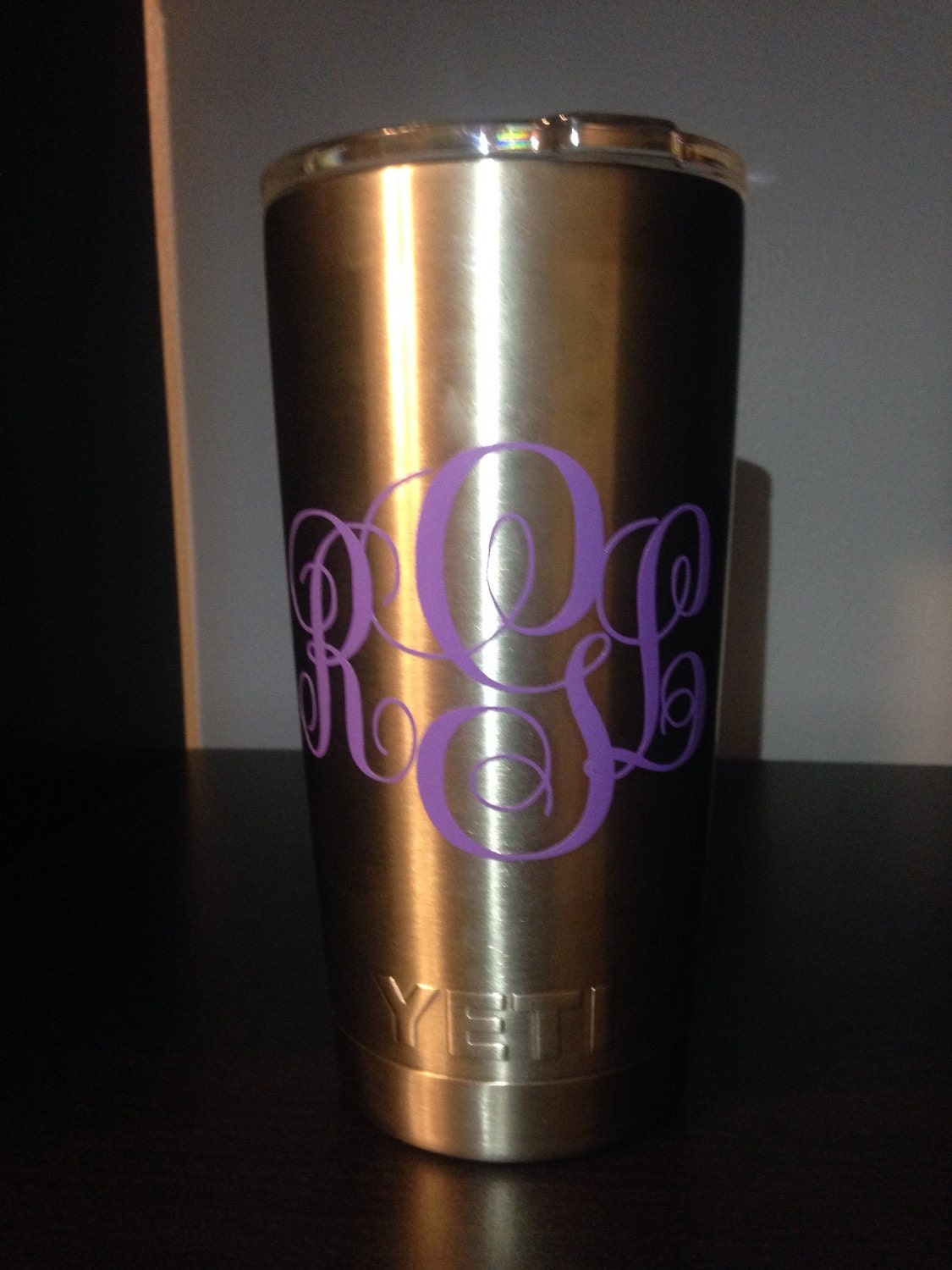 Monogram Decal for Yeti Cup Yeti Decal