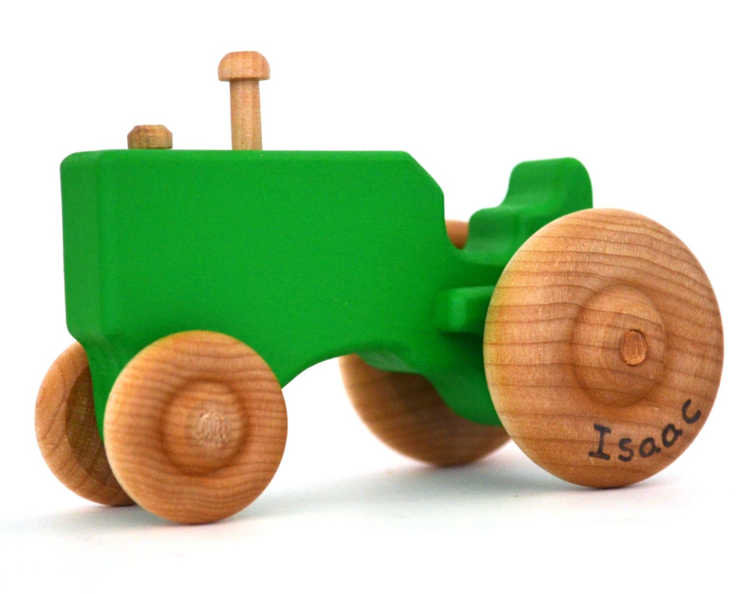 tractor wooden toy