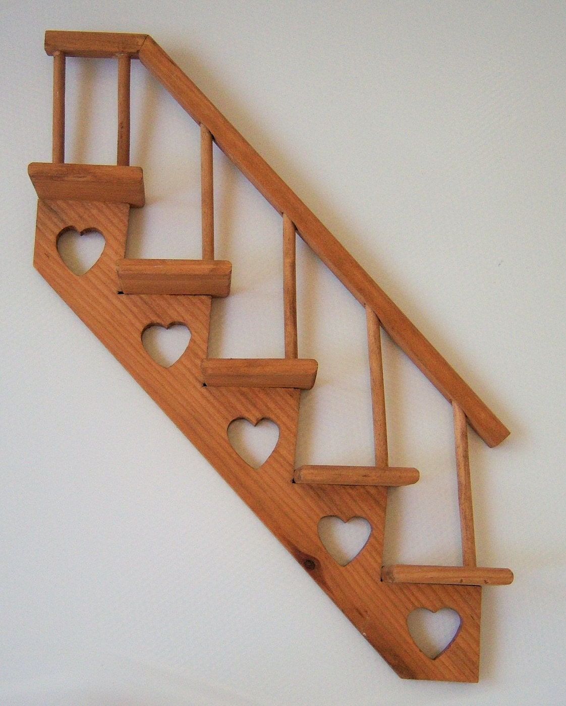 Rustic Miniature Display Shelf Wall by BlackHorseMercantile