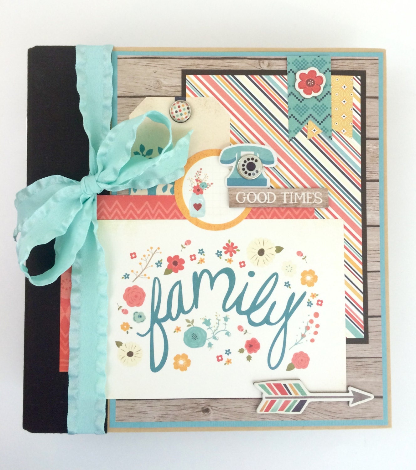 Family Scrapbook Album Kit or Premade Scrapbook Album