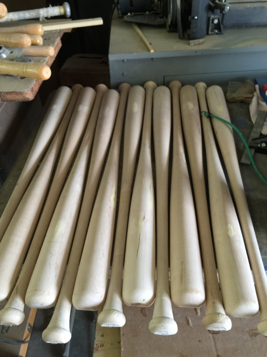 13 34 Wooden Baseball Bat Halves