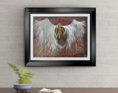 Out Of The Darkness Signed Art Print of Signature Original By Rafi Perez